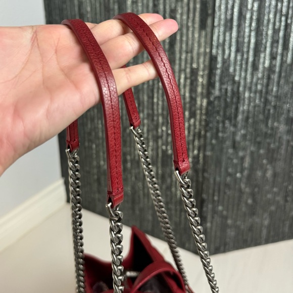 ❤️‍🔥Chanel CC Front Flap Pocket Large Shopping Tote Red Caviar - Picture 11 of 16